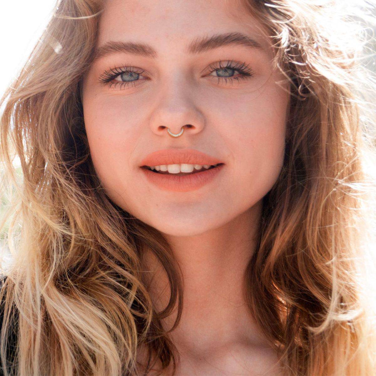 Gold PVD Over Steel Hinged Segment Ring - Image 4